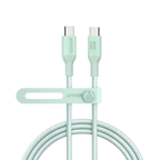 ANKER ANK-544-USBC-USBC-180-G - Anker - Cable USB2.0 - USB-C a USB-C - Cable de Bio-Nylon trenzado - Longitud 1.8m - Color verde - imagen 1