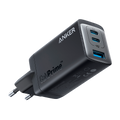 ANKER ANK-735-WCHARGER-65W1A2C-B - Anker - Cargador USB - Potencia 65W | Con tecnología GaNPrime - Carga rápida - Salidas 1x USB-A, 2x USB-C - Color negro - imagen 1