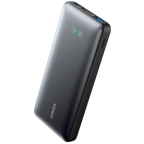 ANKER ANK-A1249-B - Anker Power bank con pantalla - Capacidad 10000mAh - Entradas cable integrado, Puerto USB-C - Salidas: 2xUSB-C, 1x USB-A - Carga rápida | 3 dispositivos a la vez - Color negro - imagen 1