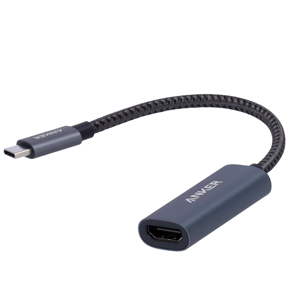 ANKER ANK-USBC-HDMI-G - Hub USB-C 1 en 1 de Anker - HDMI - Plug &amp; Play - Color gris - imagen 1