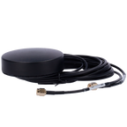 MARCA BLANCA ANT-4G-03D-G-O-ORV-ST - Antena combo 4G y GPS adhesiva. - Frecuencia celular 4G de 698-2700 MHz. - Interfaz con 2 conectores de tipo SMA Macho. - Diseñada para instalación mediante adhesivo. - Ganancia de señal de +-3 dBi en ambas funciones - imagen 1