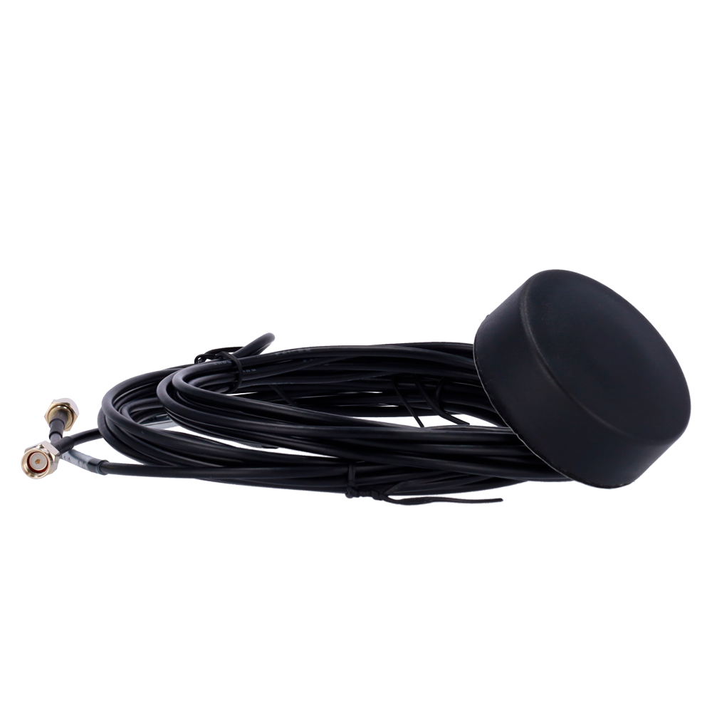 MARCA BLANCA ANT-4G-03D-G-O-ORV - Antena combo 4G y GPS para vehículos. - Frecuencia celular 4G de 698-2700 MHz. - Interfaz con 2 conectores de tipo SMA Macho. - Diseñada para instalación en techo de vehículo. - Ganancia de señal de +-3 dBi en ambas funci - imagen 1