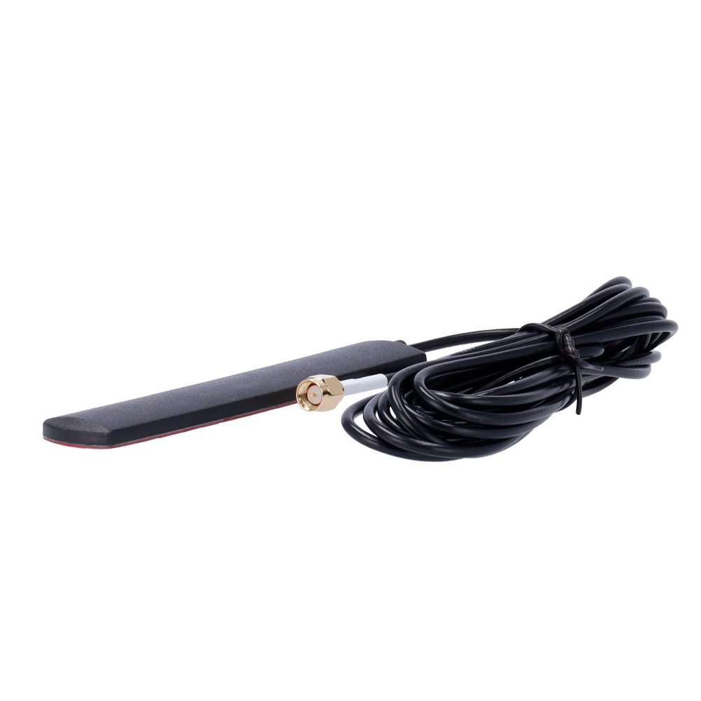 MARCA BLANCA ANT-4G-05D-O-O-ST - Antena de red 4G. - Frecuencia 4G de 850-960 / 1710-2700 MHz. - Interfaz con conector SMA Macho. - Diseñada para instalación en interior. - Ganancia de antena 4G de 5 dBi. - Incluye cable RG174 de 3 metros de longitud. - imagen 1