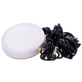 MARCA BLANCA ANT-4G24G-03D-G-O-ORV-W - Antena blanca 4G con GPS y Wi-Fi. - Frecuencia 4G de rango 824-2700 MHz. - Interfaz con 3 conectores de tipo SMA Macho. - Diseñada para instalación en techo de vehículo. - Ganancias de 4G 3dBi / Wi-Fi 3dBi / GPS 25dB - imagen 1