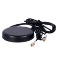MARCA BLANCA ANT-4G24G-04D-O-O-ST-150 - Antena 4G y Wi-Fi - Frecuencia 4G 700-960/1710-2700MHz - Conector SMA Macho - Montaje en techo de vehículo - Ganancia 4G 5dBi / Wi-Fi 4dBi - Cable RG174 1,5 metros de longitud - imagen 1