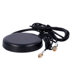 MARCA BLANCA ANT-4G24G-04D-O-O-ST-150 - Antena 4G y Wi-Fi - Frecuencia 4G 700-960/1710-2700MHz - Conector SMA Macho - Montaje en techo de vehículo - Ganancia 4G 5dBi / Wi-Fi 4dBi - Cable RG174 1,5 metros de longitud - imagen 1