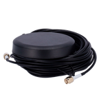 MARCA BLANCA ANT-4G24G-04D-O-O-ST-500 - Antena 4G y Wi-Fi - Frecuencia 4G 698-960/1710-2700MHz - Conector SMA Macho - Montaje en techo de vehículo - Ganancia 4G 4,4dBi / Wi-Fi 3,8dBi - Cable RG174 5 metros de longitud - imagen 1
