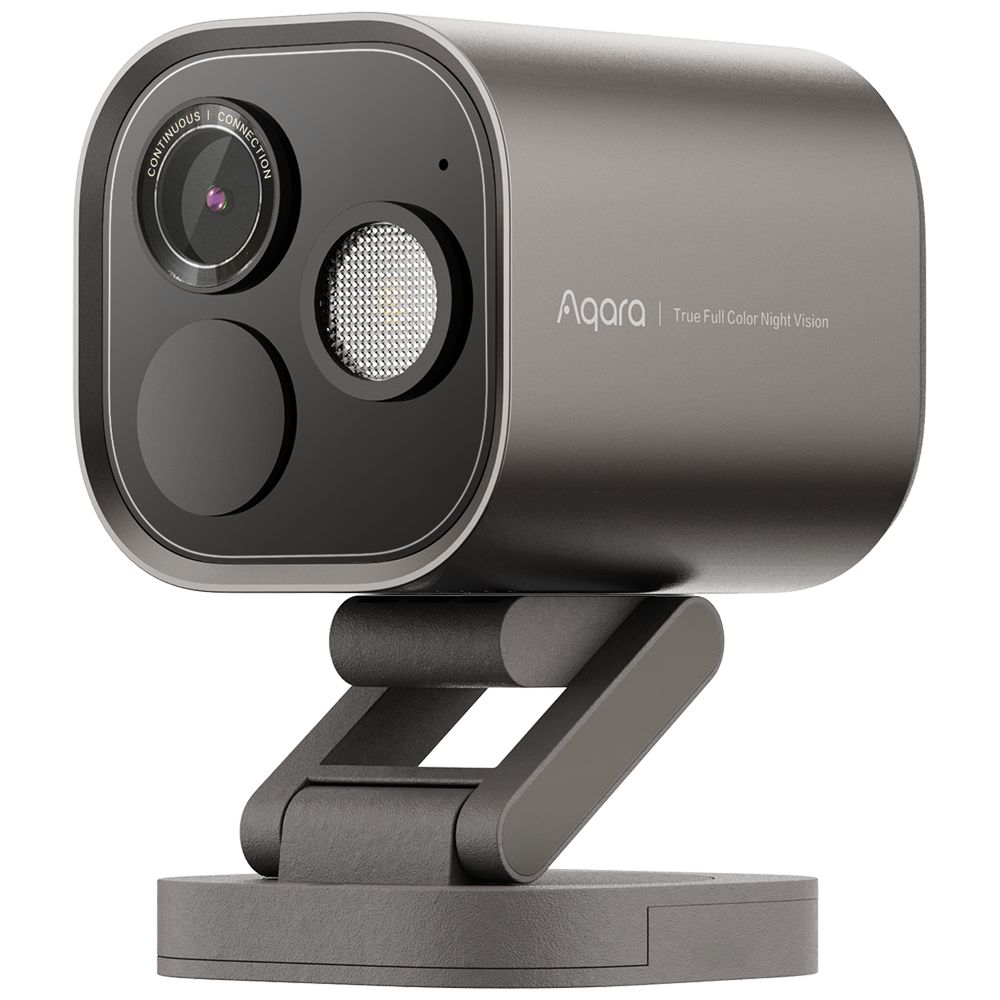 AQARA AQ-CH-C07D-G - Camera Hub G5 Pro (Wi-Fi) Gray - Resolución ultra nítida de 4MP UHD - Reconocimiento por IA / Visión nocturna color - Wi-Fi de doble banda / Zigbee / Matter / Thread - Soporta DC USB-C (5V2A) - Compatible con Apple Homekit / Alexa y G