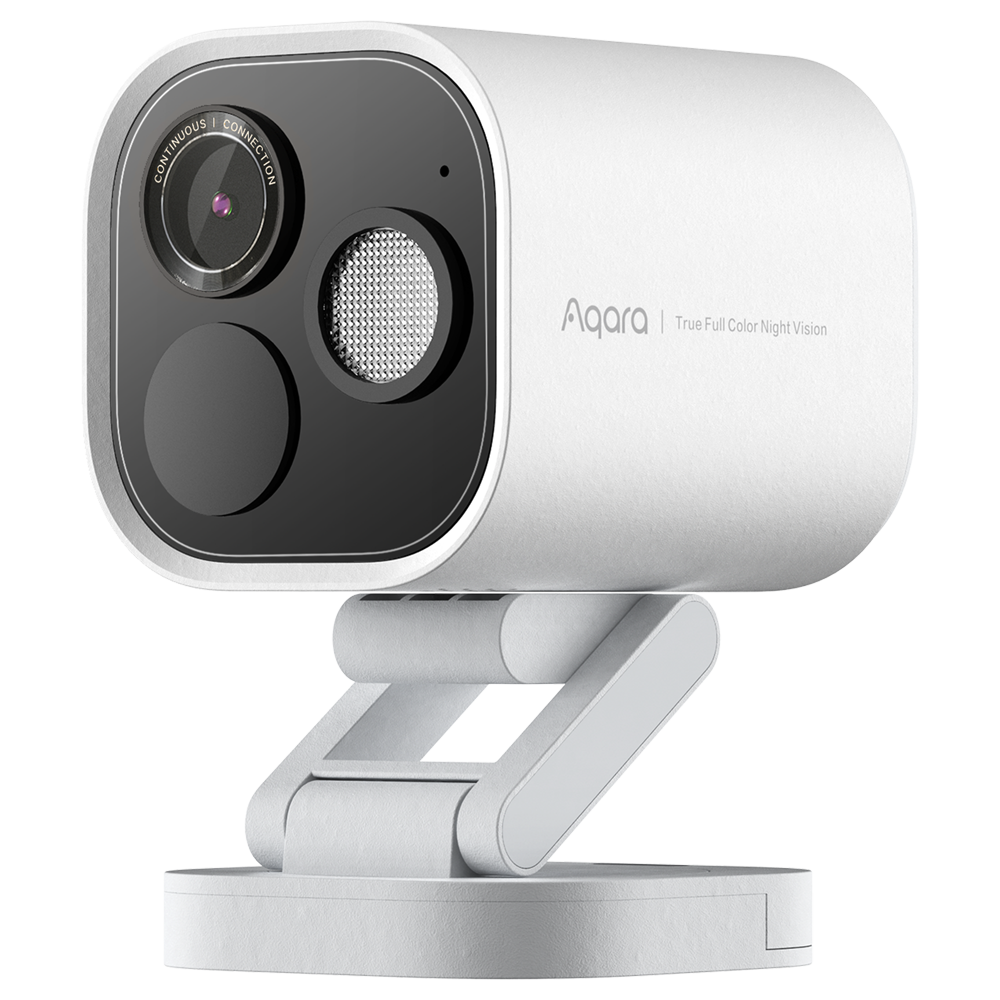 AQARA AQ-CH-C07D-W - Aqara Cámara Hub G5 Pro (WiFi) - Resolución ultra nítida de 4MP UHD - Reconocimiento por IA / Visión nocturna color - Wi-Fi de doble banda / Zigbee / Matter / Thread - Soporta DC USB-C (5V2A) - Compatible con Apple Homekit / Alexa y G
