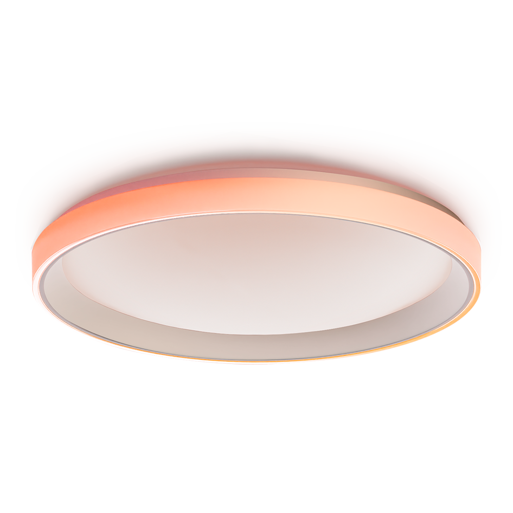 AQARA AQ-CL-L02D - Aqara LED Plafón T1M - Luz principal blanca con ajuste cálido a frío - Anillo exterior RGBIC con efectos dinámicos - Zigbee / Matter / Repetidor de señal Zigbee - Soporta AC220V - 240V / 40W nominales - Compatible con Apple Homekit / Al - imagen 1