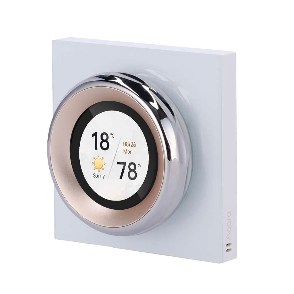 AQARA AQ-DS-K01D - Aqara Pantalla táctil Dial V1 UE - Dial giratorio físico con pantalla táctil - Control ultra preciso de luces, persianas - WiFi 2.4GHz / Zigbee / Botones configurables - Soporta AC 100-240V - Compatible con Apple Homekit / Alexa y Googl - imagen 1