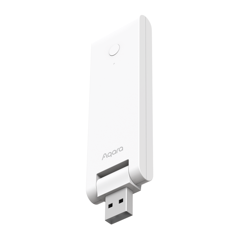 AQARA AQ-HM-G02D - Aqara Hub M100 - Controlador Matter y Bridge para Aqara - Thread Border Router y extensor de red Mesh - WiFi 6 2.4GHz / Zigbee / Thread / Range Ext - Soporta DC 5V / 0.5A (USB-A) - Compatible con Apple Homekit / Alexa y Google