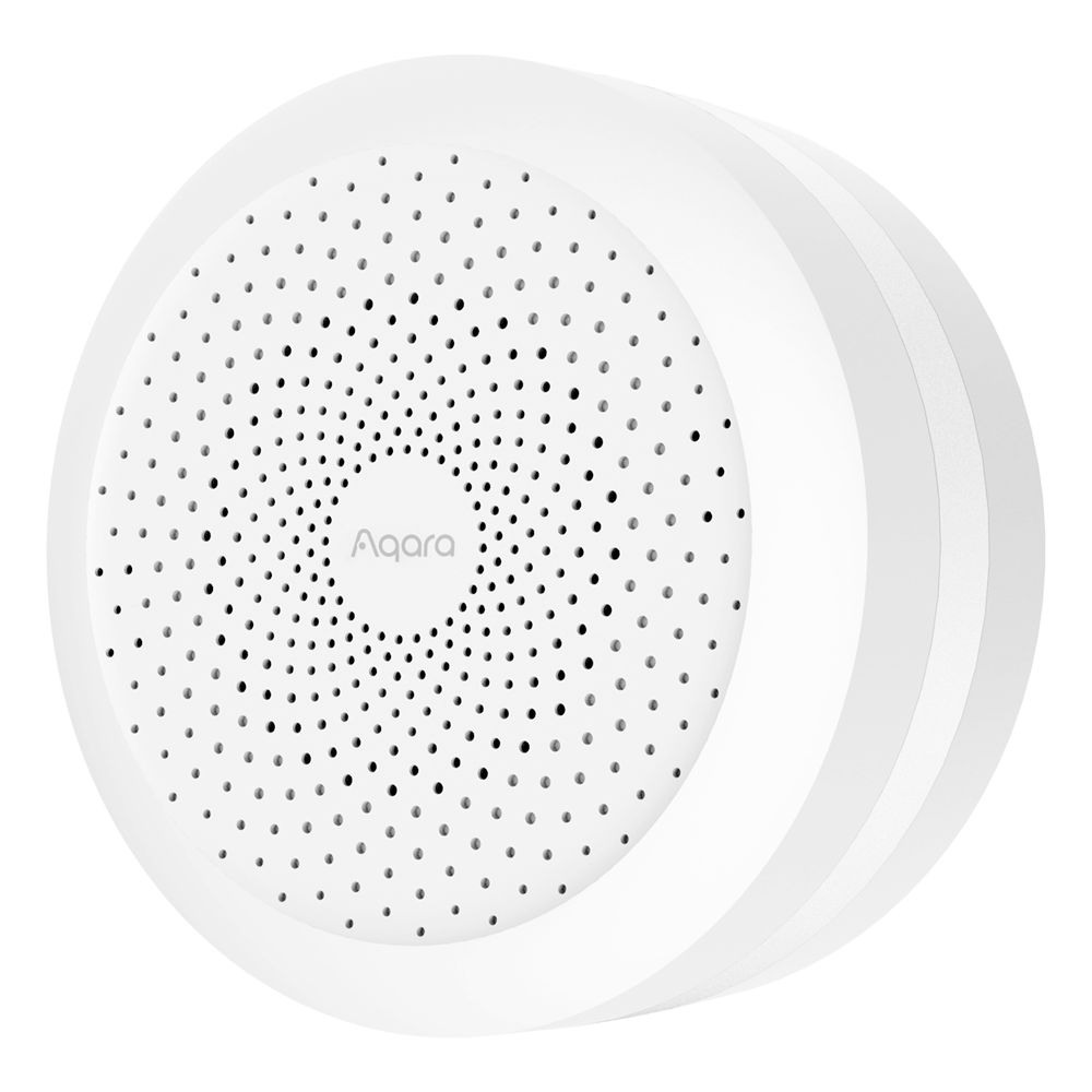 AQARA AQ-HM1S-G02 - Aqara Hub M1S Gen 2 - Controlador Zigbee 3.0 hasta 128 dispositivos - Luz nocturna LED RGB personalizable integrada - WiFi 2.4GHz / Zigbee 3.0 / Matter /Altavoz de 2W - Soporta AC 100-240V - Compatible con Apple Homekit / Alexa y Googl - imagen 1