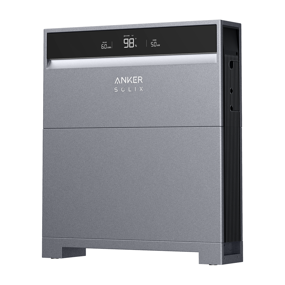ANKER SOLIX ASOX-H10K-1xB5 - Pack Inversor + Batería Anker Solix - Inversor ASOX-H10K Trifásico - Potencia 10000W - 2 entradas MPPT - Batería 1x ASOX-X1-B5 5000Wh - Distintos modos de funcionamiento