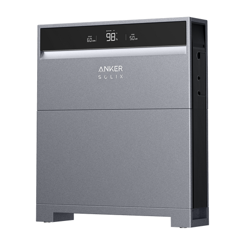 ANKER SOLIX ASOX-H10K-1xB5 - Pack Inversor + Batería Anker Solix - Inversor ASOX-H10K Trifásico - Potencia 10000W - 2 entradas MPPT - Batería 1x ASOX-X1-B5 5000Wh - Distintos modos de funcionamiento