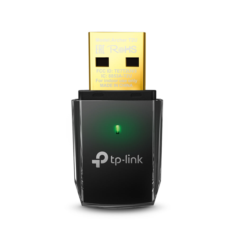 Imagen de TP-Link Adaptador USB Inalámbrico Archer T2U AC600 Doble Banda 433 Mbps 802.11ac