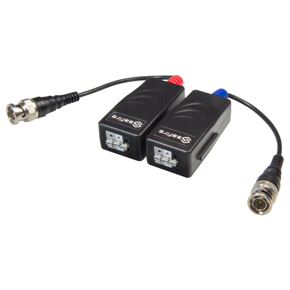 MARCA BLANCA BA613P-HAC - Transceptor pasivo por par trenzado - 4N1 (HDTVI / HDCVI / AHD / CVBS) - 1 canal de vídeo - Pasivo, conector de 2 pines - Alcance: 190 ~ 440 m - 2 unidades - imagen 1