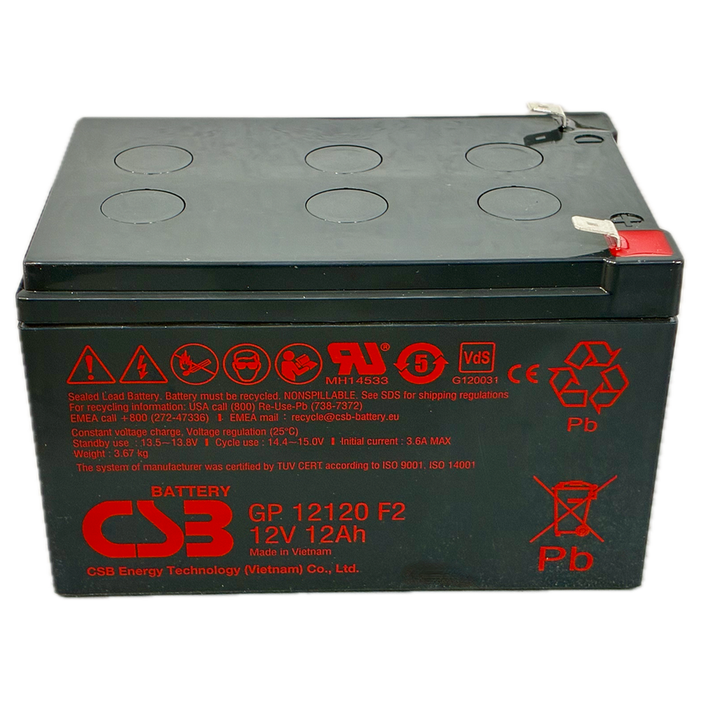 BLANCA BATT-1212-CSB - Batería CSB recargable - Tecnología Plomo-Ácido AGM - Tensión 12V - Capacidad 12Ah - Para respaldo o uso directo - Compatible con centrales Honeywell - imagen 1