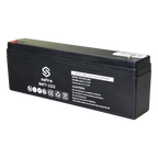 SAFIRE BATT-1222 - Batería recargable - Tecnología plomo ácido AGM - Voltaje 12 V - Capacidad 2.2 Ah - 58 x 34 x 178 mm / 820 g - Para respaldo o uso directo - imagen 1