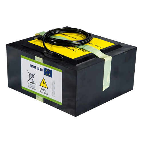 UPOWER BATT-60V-6000WH - Batería zinc-aire - Voltaje 6.0 V - Capacidad 6000 Wh - 162 x 396 x 190 mm / 12.55 kg - Para respaldo o uso directo - imagen 1