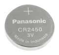 MARCA BLANCA BATT-CR2450 - Pila de botón CR2450 - Panasonic - Litio Li-MnO2 no recargable - Tensión 3.0V - Capacidad nominal 620mAh - Compatible detectores Nivian