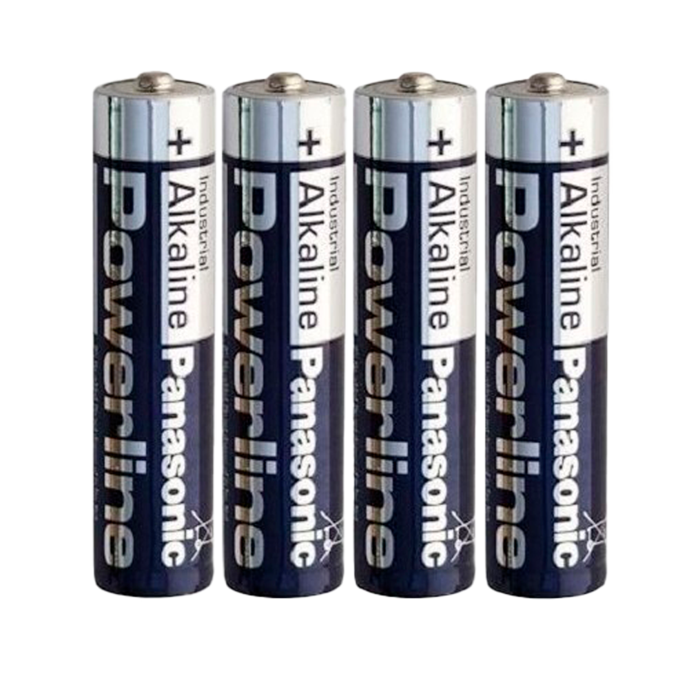 MARCA BLANCA BATT-LR03-P/4P - Pack 4x Pila LR03 / AAA - Panasonic - Alcalina Zn-MnO2 no recargable - Tensión 1.5V - Capacidad nominal 1000mAh - Precio por pila. Venta en packs de 4ud