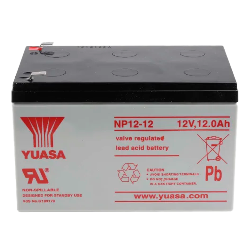 YUSA BATT-NP12-12 - Yusa NP12-12 - Batería recargable - Tecnología plomo ácido AGM - Capacidad 12 Ah / 12 V - 98 x 151 x 97.5 / 4050 g - Para respaldo o uso directo - imagen 1