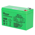 UPOWER BATT1290-U - Upower - Batería recargable - Tecnología plomo ácido AGM - Voltaje 12 V - Capacidad 9.0 Ah - 95 x 151 x 65 mm / 2660 g - Para respaldo o uso directo - imagen 1