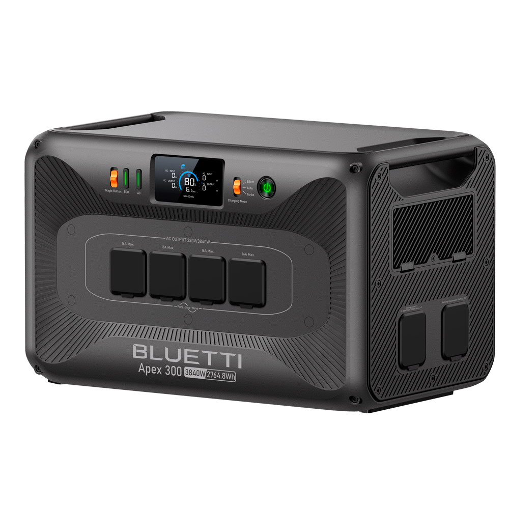 BLUETTI BL-APEX300 - Estación de energía portátil - Gran capacidad 2765Wh - Potencia salida 3840W - Formas de recarga múltiples - 6000 ciclos de vida | Función UPS - Pantalla LCD | Control vía app - imagen 1