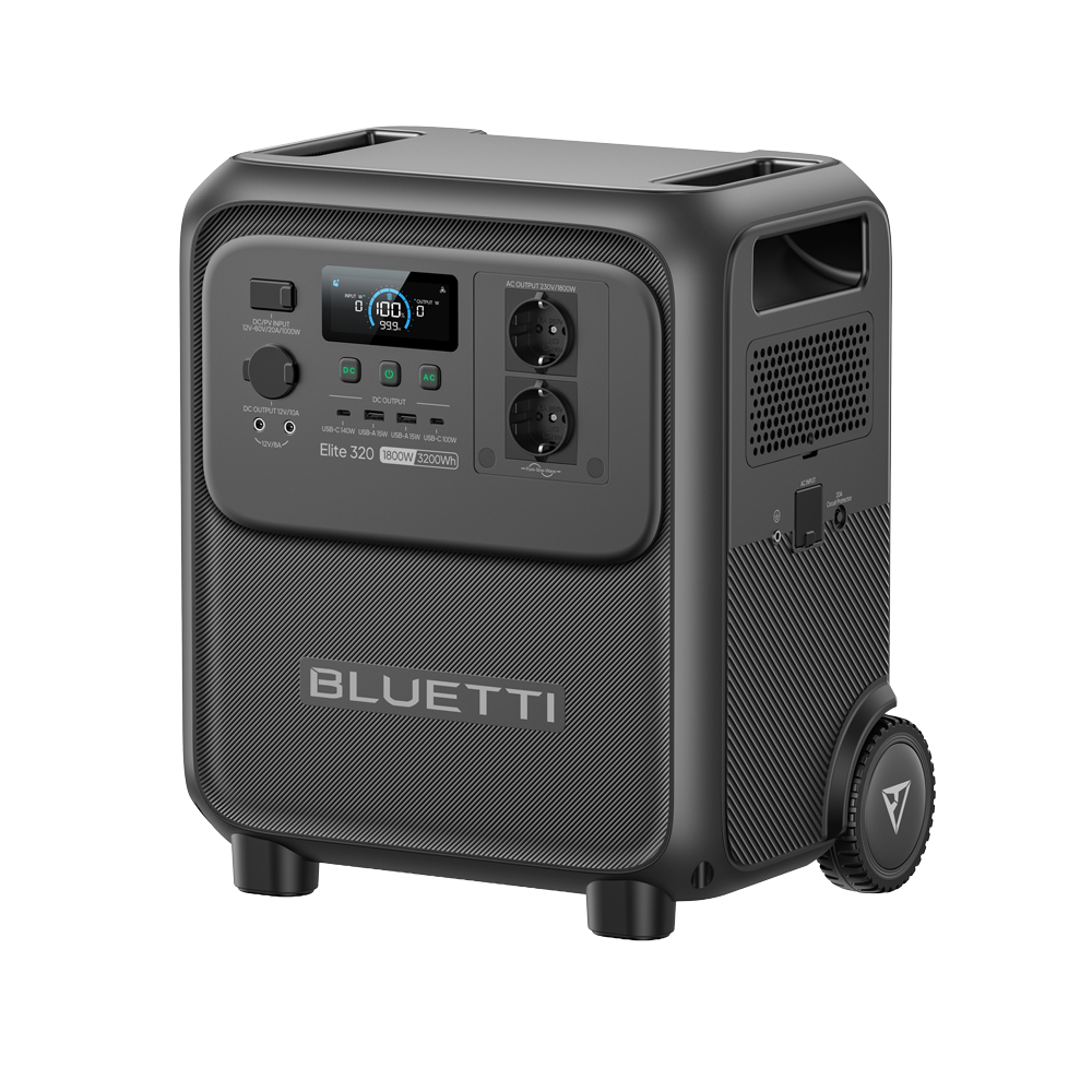 BLUETTI BL-ELITE-320 - Estación de energía transportable Bluetti - Gran capacidad 3200Wh - Potencia salida 1800W - Salidas y formas de recarga múltiples - 3000 ciclos de vida - Control a través la APP - imagen 1