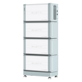 BLUETTI BL-EP600-3xB500 - Kit batería domestica - Inversor + Batería + Soporte - Gran capacidad 14880Wh - Potencia 6000W - Control a través la APP (Wifi y Bluetooth) - IP65