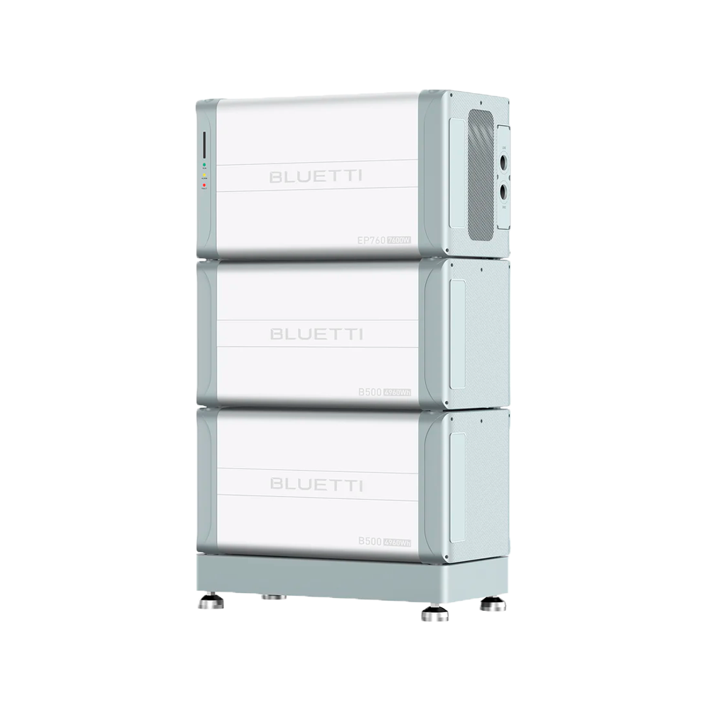 BLUETTI BL-EP760-2xB500 - Kit batería domestica - Inversor + Batería + Soporte - Gran capacidad 9920Wh - Potencia 7600W - Control a través la APP (Wifi y Bluetooth) - IP65 - imagen 1