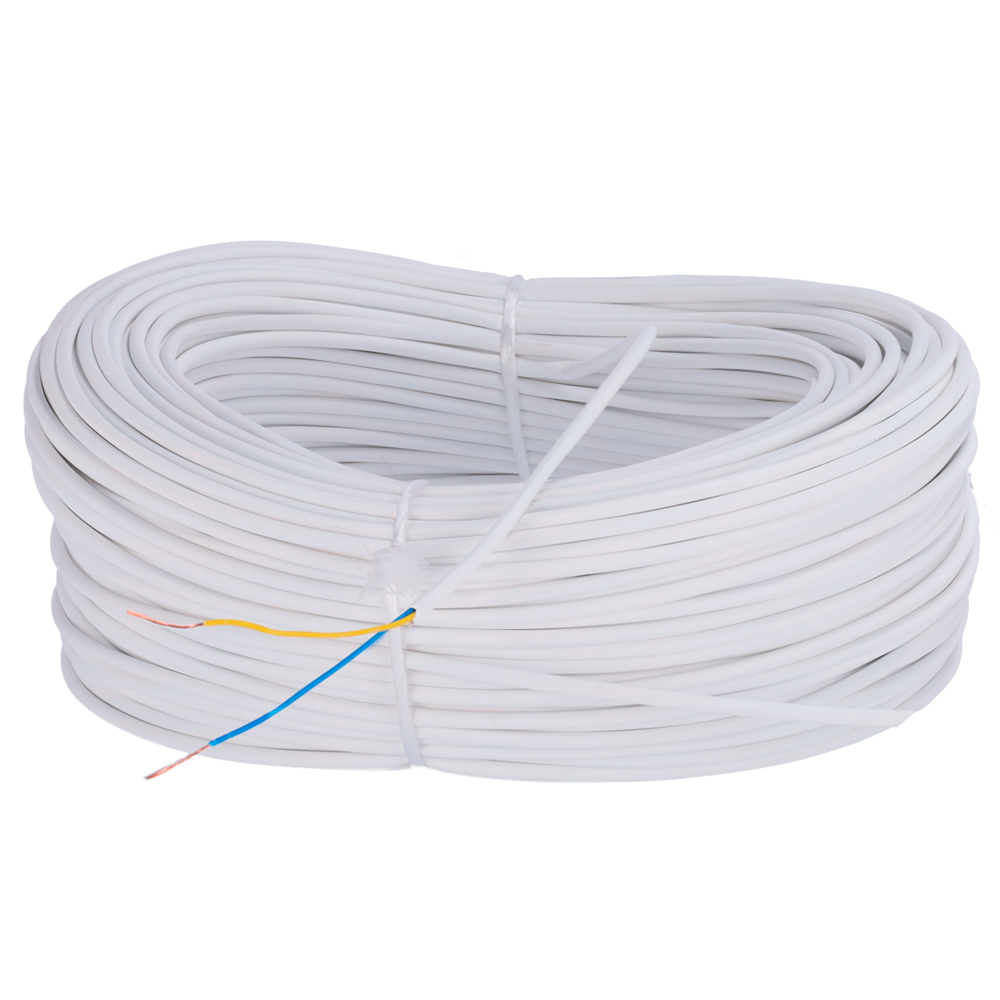 MARCA BLANCA CA2-100-H-INTERCOM - 2 conductores - Conductor cobre electrolítico flexible Clase 5 - Aislamiento y cubierta poliolefina LSH0 - Rollo de 100 metros - Certificado CPR Eca - Bajas pérdidas - imagen 1