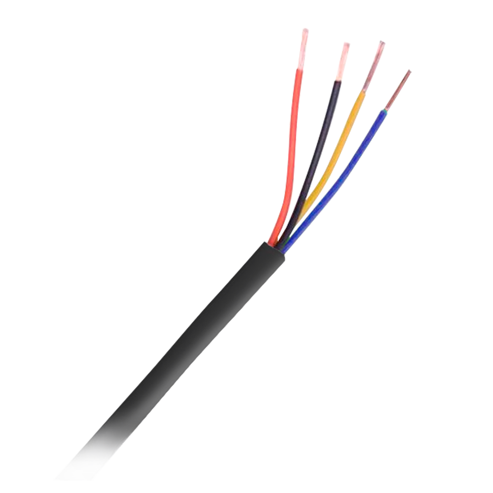 MARCA BLANCA CA4-100B-H - 4 conductores - Conductor Cobre electrolítico flexible Clase 5 - Pantalla Aluminio poliéster+drenaje CuSn - Rollo de 100 metros - Certificado CPR: B2ca -s1a, d0, a1 - Bajas pérdidas - imagen 1