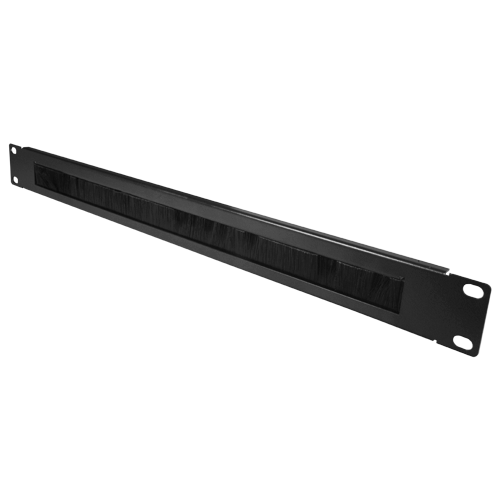 MARCA BLANCA CBBP-1U - Panel de cepillo - Medida máxima 1U - Apto para rack - Robusto y resistente - Color negro - Fabricado en metal - imagen 1