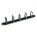 MARCA BLANCA CBM-1U - Organizador de cables - Válido para racks de 19" - Altura 1U - Color negro - Permite una mayor sencillez en la instalación del cableado