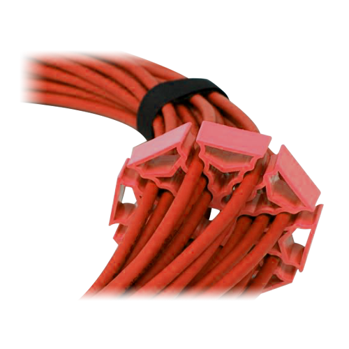 CAMBOX CBOX-CABLE-COMB - Organizador de cables - Diámetros permitidos 5~7.6 mm - Hasta 30 cables al mismo tiempo - Material flexible - imagen 1