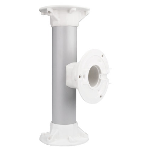 CAMBOX CBOX-TN25 - Soporte techo doble - Altura 25 cm x 10 (Ø) cm - Apto para uso en interior y exterior - Color blanco - Fabricado en plástico - imagen 1