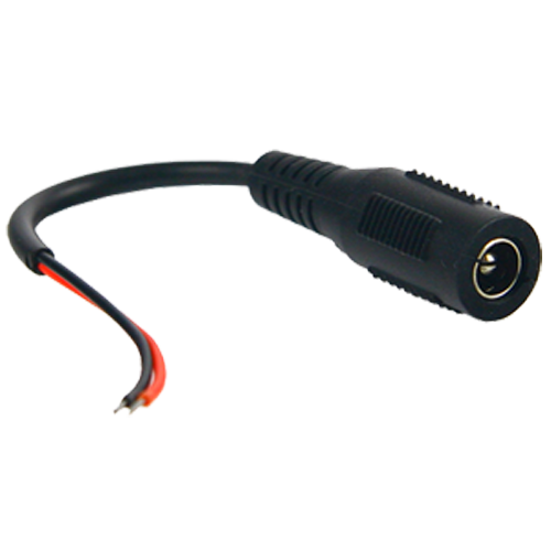 SAFIRE CON-DCF - Cable Rojo/Negro paralelo - 400 mm de largo - Terminales positivo/negativo - Conector hembra estándar - Terminales para tornillo - Permite alimentación directa - imagen 1
