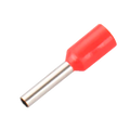 MARCA BLANCA CON-E1008-FERRULE - Punteras huecas de crimpado - Para Cables eléctrico - Sección del conductor 1mm² / AWG 18 - Color rojo - 200 Unidades