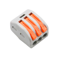 SAFIRE CON-FAST-12 - Safire - Conector de Cable - 1 Entrada y 2 Salidas - Calibre del cable 28 ~ 12AWG - Sección 0.08 m²~ 4 mm² - 10 unidades