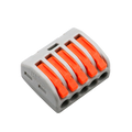 SAFIRE CON-FAST-14 - Safire - Conector de Cable - 1 Entrada y 4 Salidas - Calibre del cable 28 ~ 12AWG - Longitud de la tira 10mm - 10 unidades