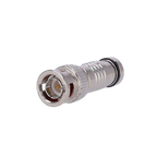 SAFIRE Conector BNC - Tipo rápido de compresión macho - Compatible con cable coaxial RG59x - Compatible con herramienta CON115-CRIM - imagen 1