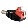 SAFIRE CON280A - Safire - Conector DC macho de fácil conexionado - Salida +/ de 2 terminales - 38 mm (Fo) - 13 mm (An) - 5 g