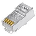 SAFIRE CON300-FTP5E - Conectores - RJ45 FTP CAT 5E para crimpar - Compatible con cable FTP - 20 mm (Fo) - 10 mm (An) - 5 g - imagen 1