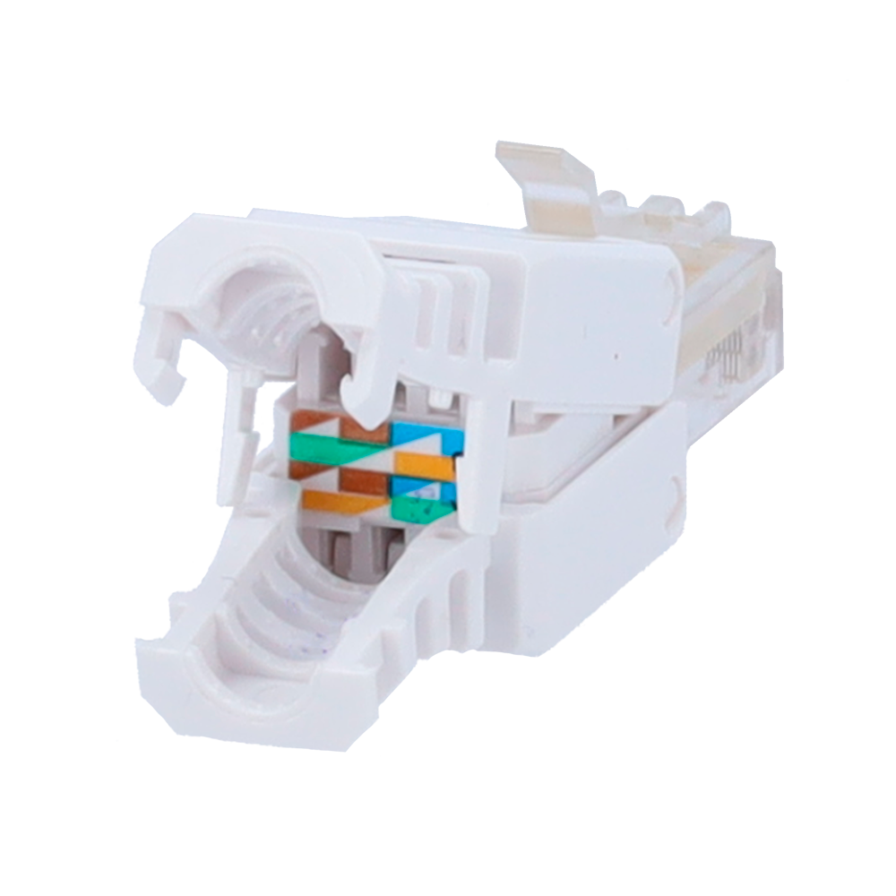 SAFIRE CON300-TL - Conector para cables UTP - Conector salida RJ45 - Compatible UTP categoría 5E - Fácil instalación sin necesidad de herramientas - imagen 1