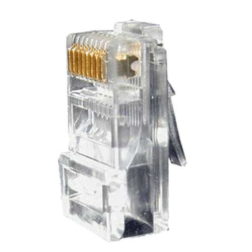SAFIRE CON300 - Conector - RJ45 para crimpar - Compatible con cable UTP - 20 mm (Fo) - 10 mm (An) - 5 g - imagen 1