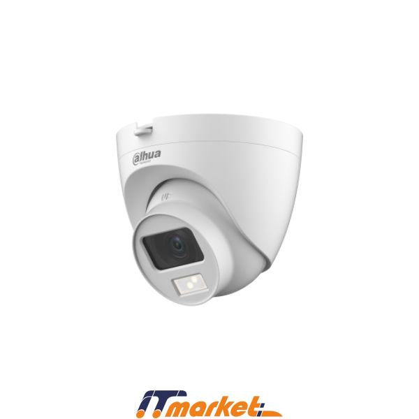 Cámara Híbrida Turret Dahua DH-HAC-HDW1500CLQP-IL-A-0280B-S2 5MP IR 20m