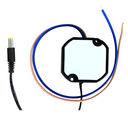 MARCA BLANCA DC1220-W - Alimentador electrónico - 12 V / 2000 mA - Reducidas dimensiones - 61(Al) x 59(An) x 30(Fo) mm - Estabilizado - IP67