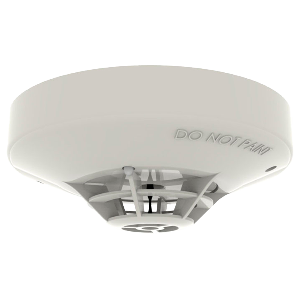 HOCHIKI DCD-AE3(WHT) - Detector de calor convencional combinado 60 grad - LED gemelos permiten una visualización de 360° - Mecanismo de bloqueo (sensor a base) - LPCB y VdS aprobados para las clases A1, B y C